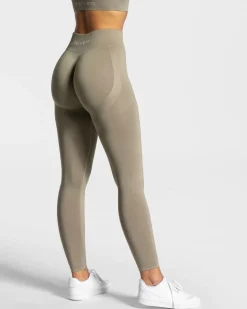 TEVEO Leggings & Pants*Charming Scrunch Leggings "Khaki"