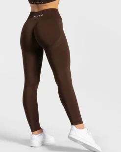 TEVEO Leggings & Pants*Charming Scrunch Leggings "Braun"