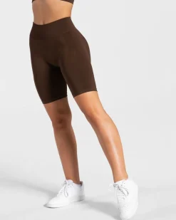 TEVEO Shorts*Charming Scrunch Short "Braun"