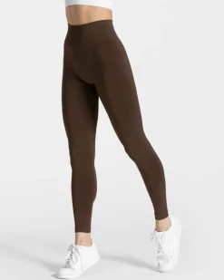 TEVEO Leggings & Pants*Classy Leggings "Dunkelbraun"