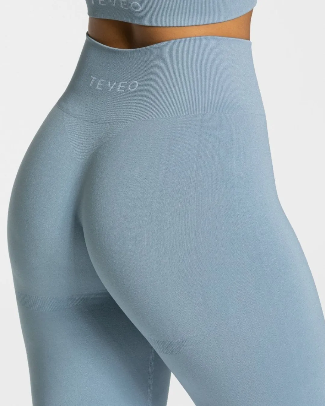 TEVEO Leggings & Pants*Classy Leggings "Stahlblau"