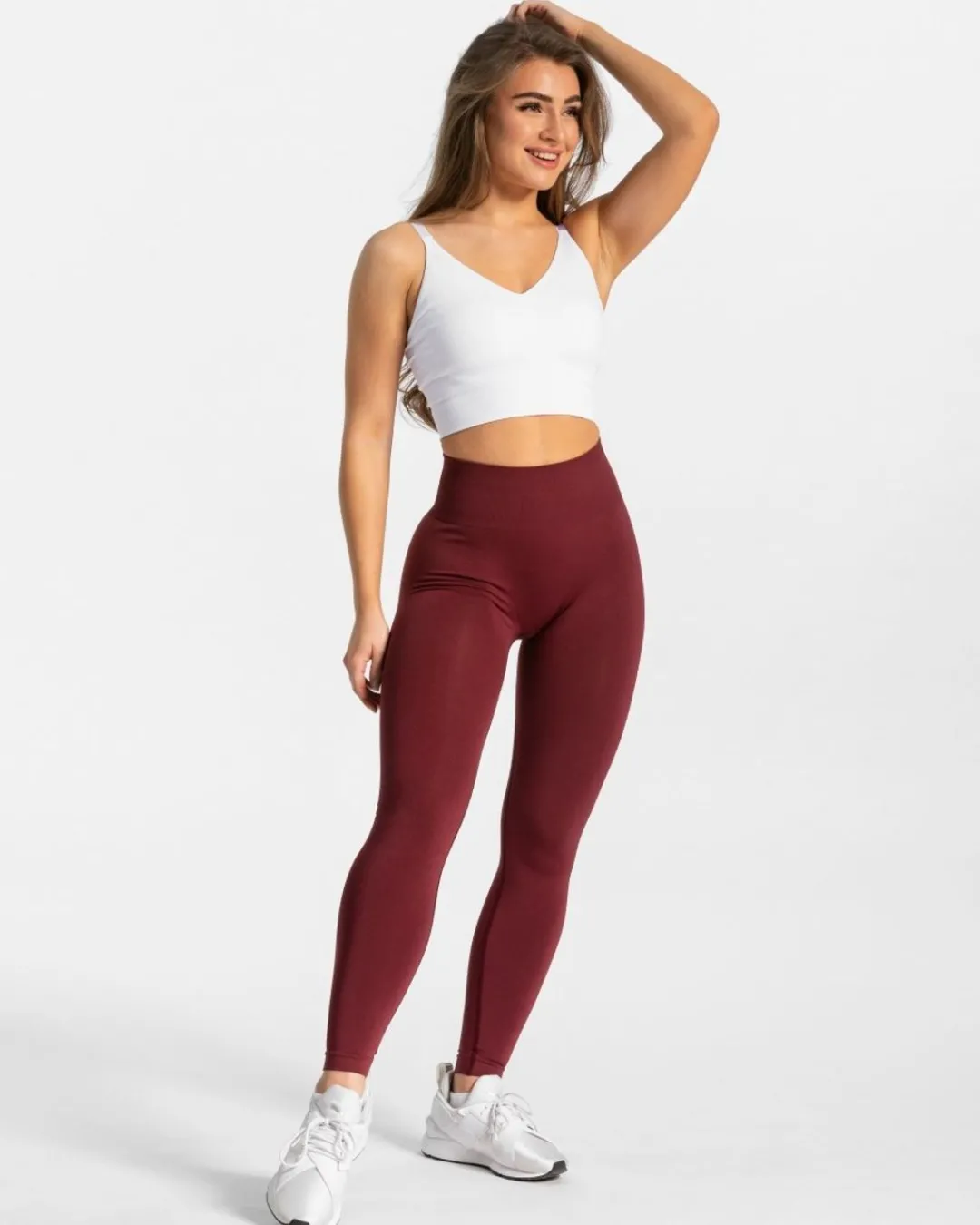 TEVEO Leggings & Pants*Classy Leggings "Weinrot"