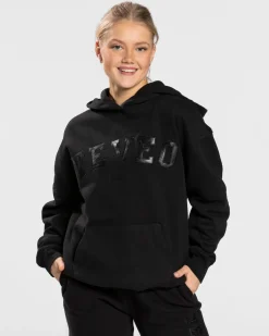 TEVEO Hoodies & Jackets*College Oversized Hoodie "Schwarz"