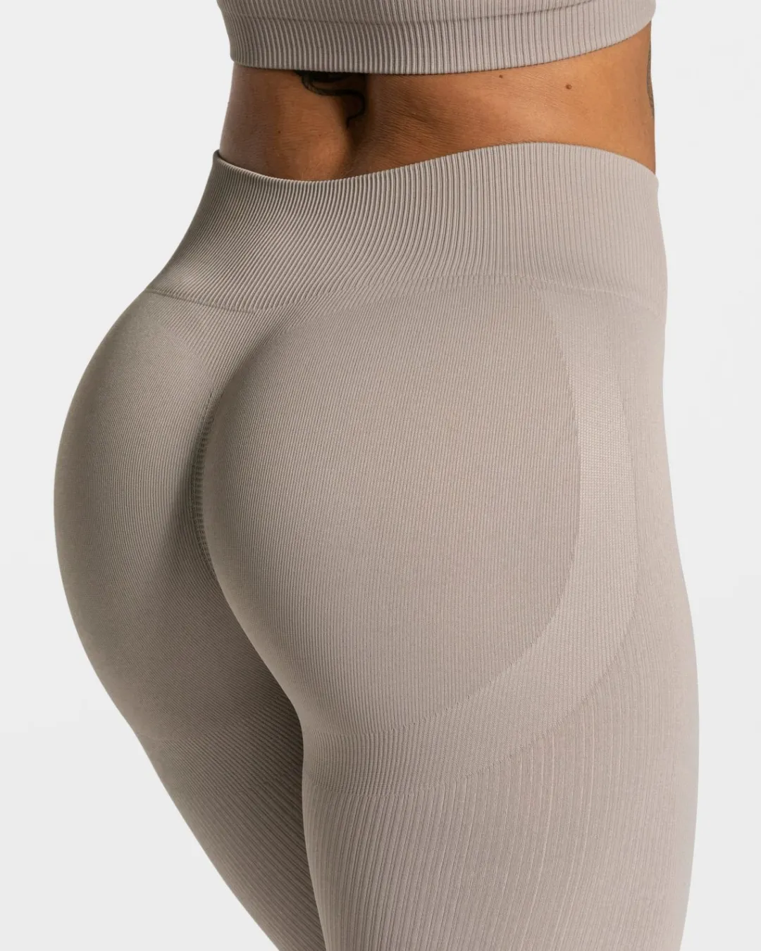 TEVEO Leggings & Pants*Elegant Scrunch Leggings "Stone"