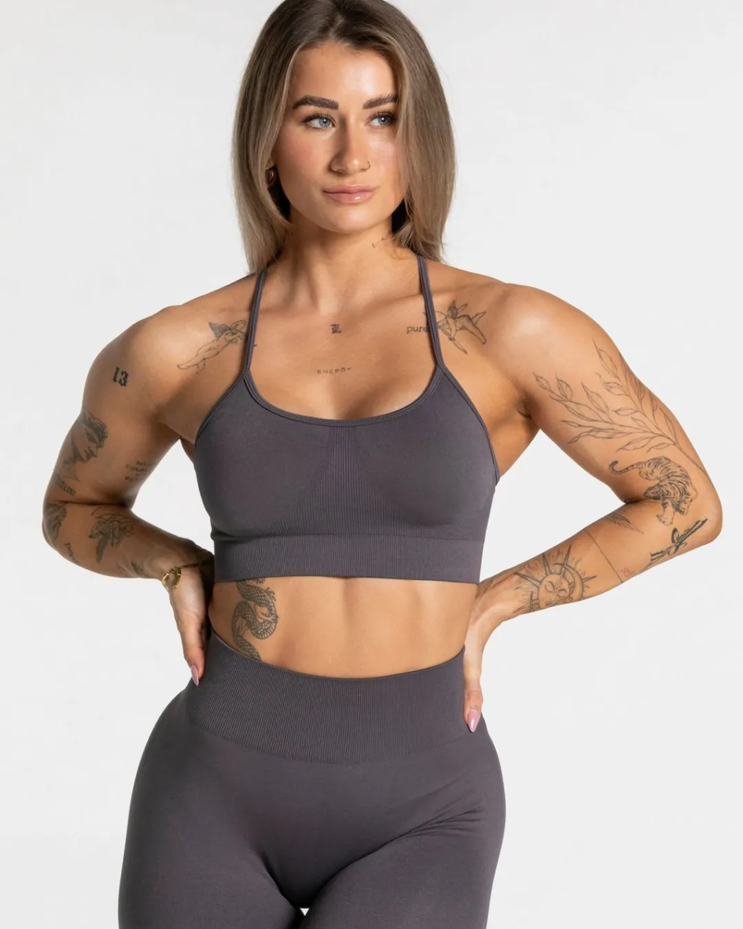 TEVEO Sports Bras*Elevate Bh "Dunkelgrau"
