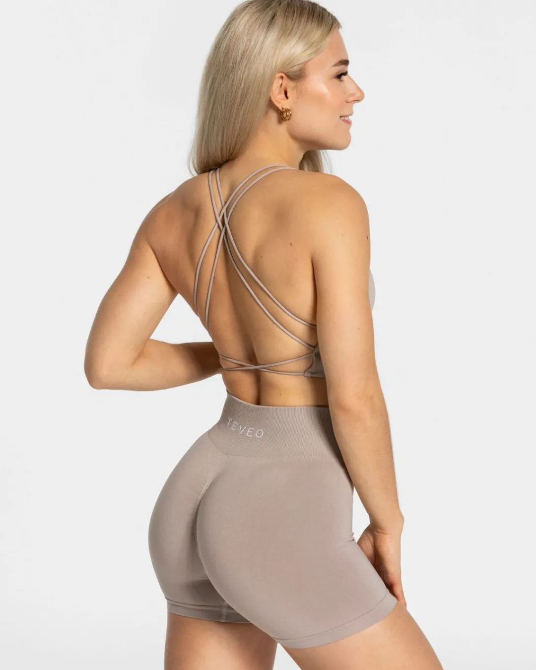 TEVEO Sports Bras*Everyday Backless Top "Dust"
