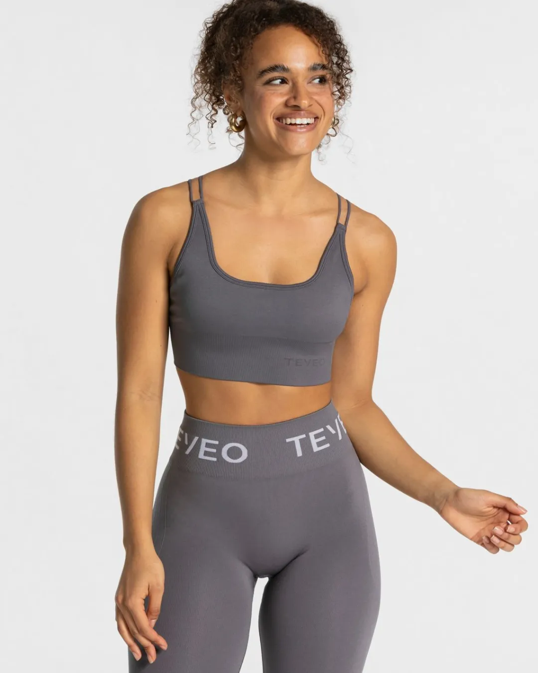 TEVEO Sports Bras*Everyday Backless Top "Graphit"
