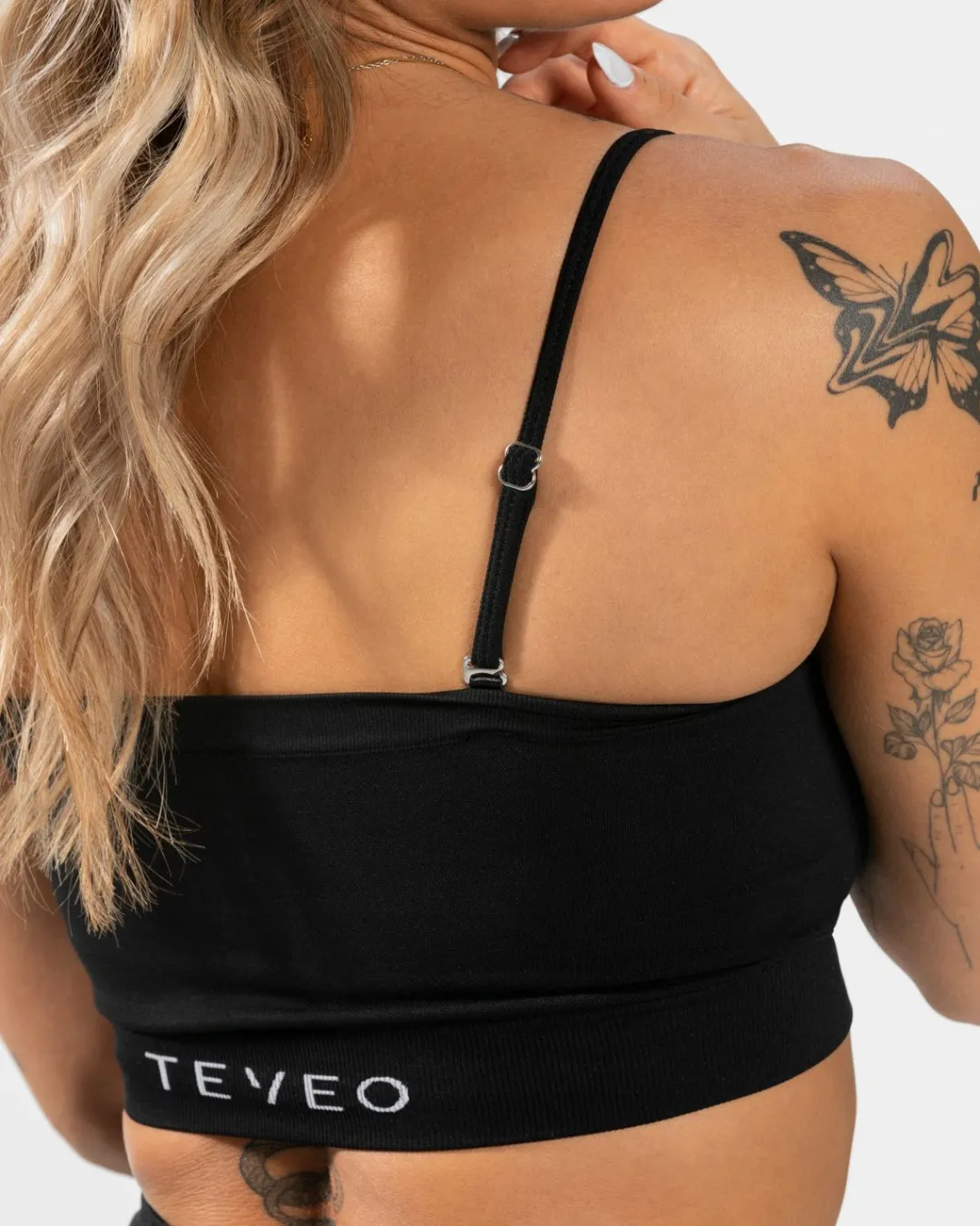 TEVEO Sports Bras*Everyday Bandeau Bh "Schwarz"