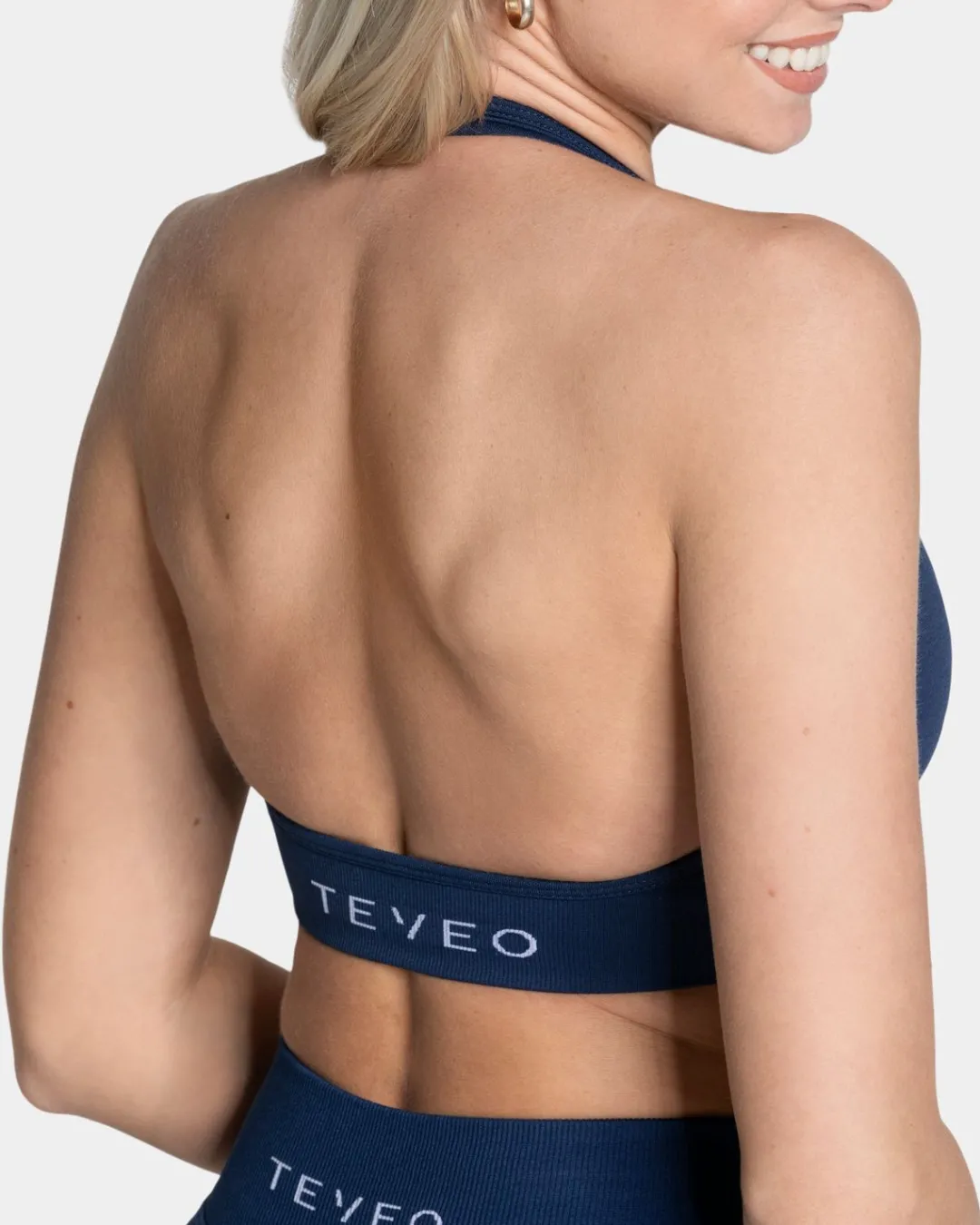 TEVEO Sports Bras*Everyday Neckholder Bh "Dunkelblau"