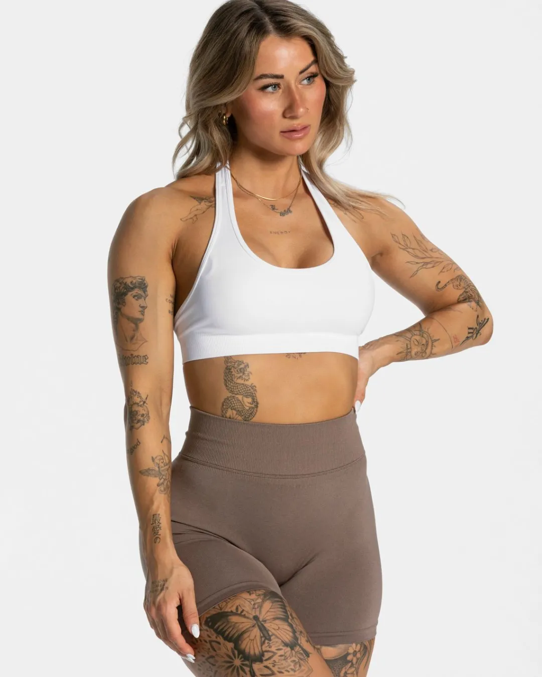 TEVEO Sports Bras*Everyday Neckholder Bh "Weis"