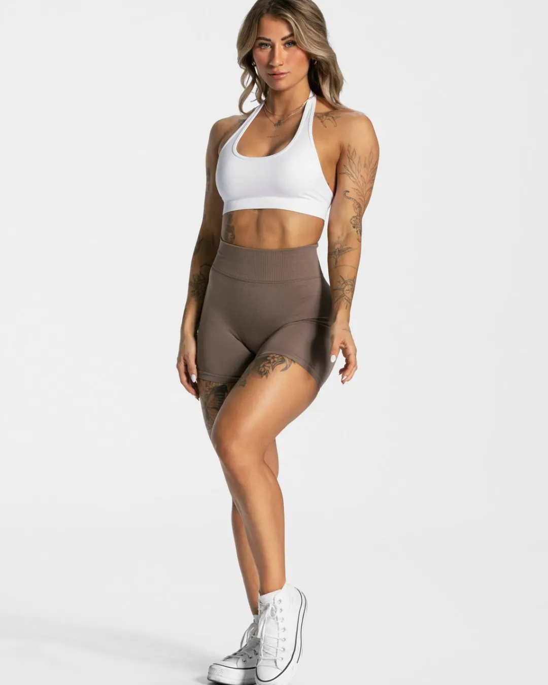 TEVEO Sports Bras*Everyday Neckholder Bh "Weis"