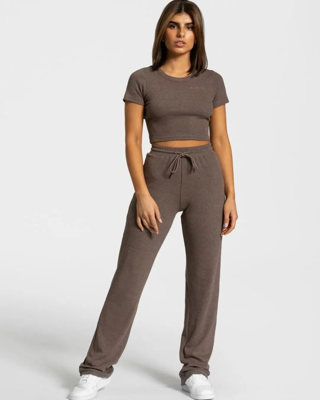 TEVEO Leggings & Pants*Lounge Pants "Dunkelbraun"