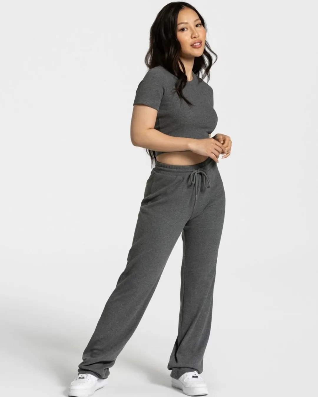 TEVEO Leggings & Pants*Lounge Pants "Dunkelgrau"