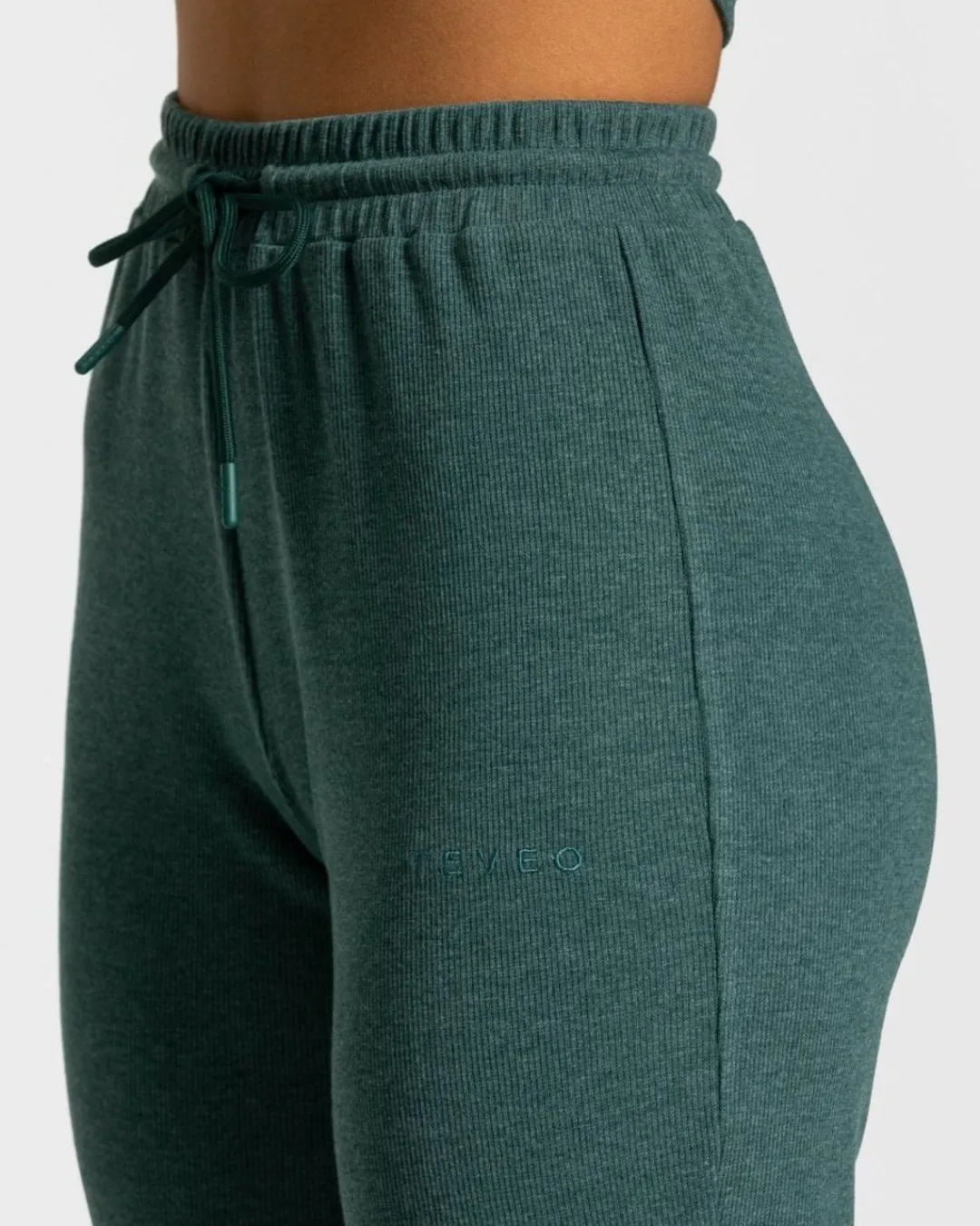 TEVEO Leggings & Pants*Lounge Pants "Dunkelgrun"