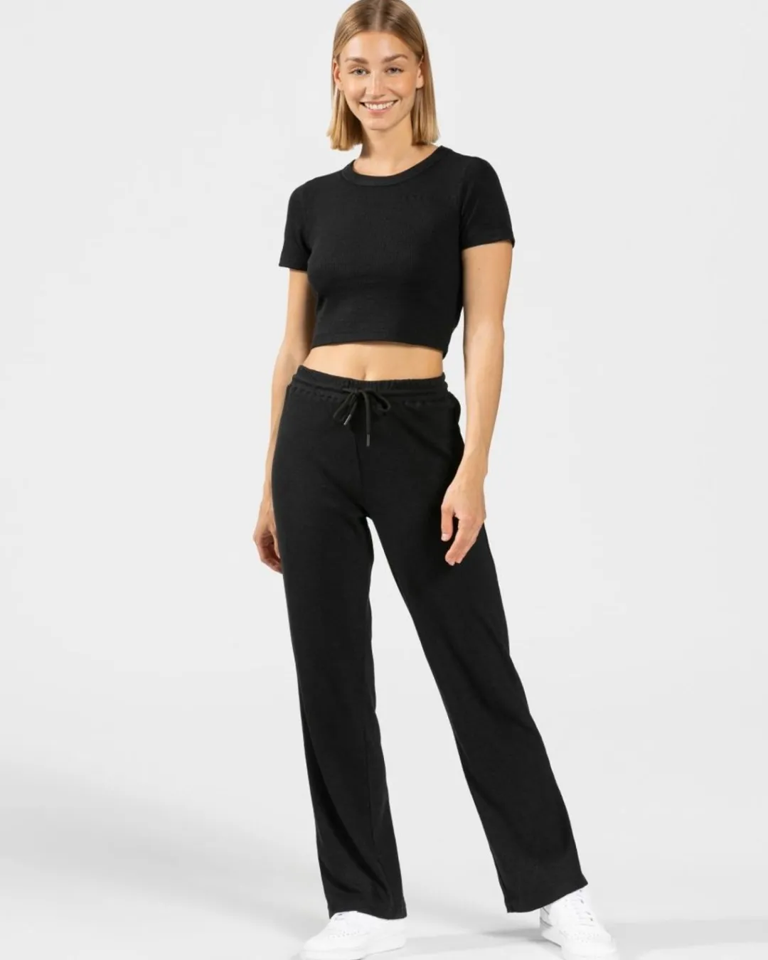 TEVEO Leggings & Pants*Lounge Pants "Schwarz"