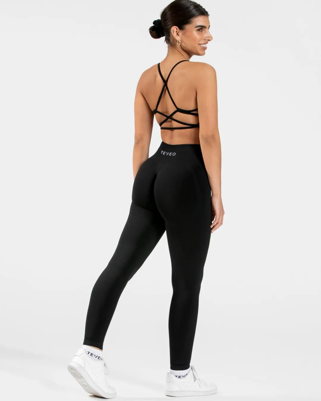 TEVEO Leggings & Pants*Pure Covert Scrunch Leggings "Schwarz"