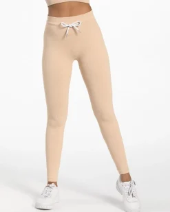 TEVEO Leggings & Pants*Ribbed Leggings "Nude"