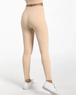 TEVEO Leggings & Pants*Ribbed Leggings "Nude"
