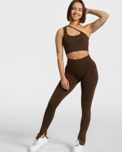 TEVEO Leggings & Pants*Sassy Slit Leggings 
