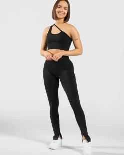 TEVEO Leggings & Pants*Sassy Slit Leggings 