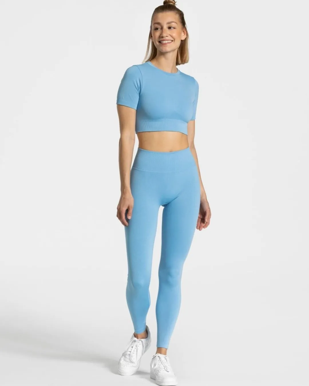 TEVEO Tops*Sensation Crop Top "Babyblau"