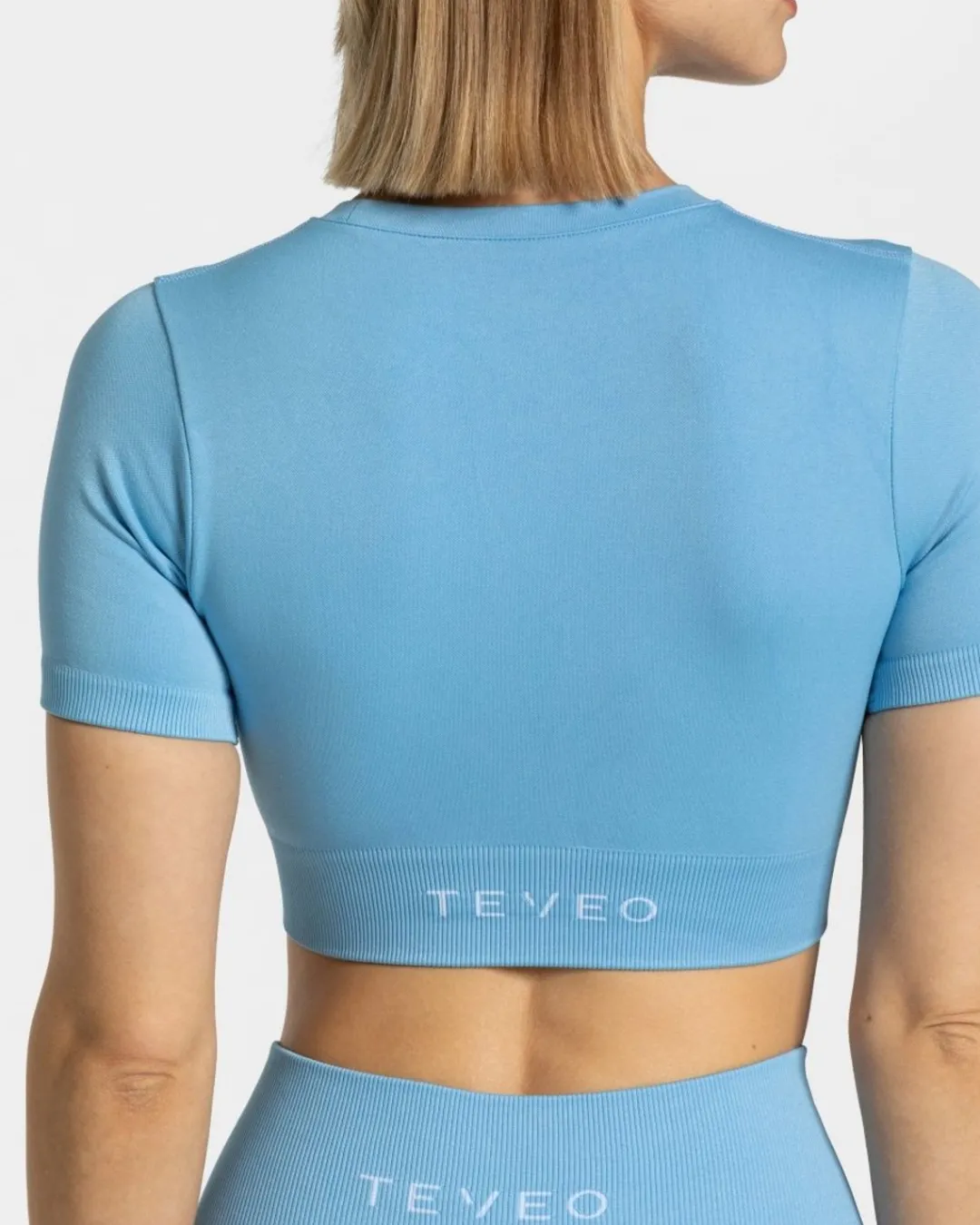 TEVEO Tops*Sensation Crop Top "Babyblau"