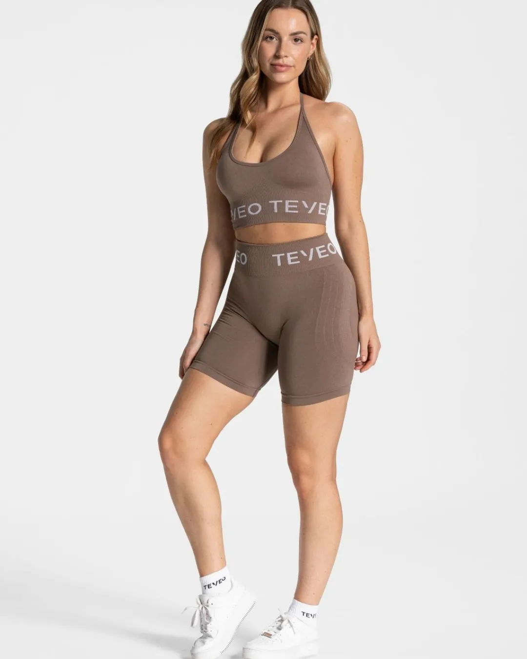 TEVEO Sports Bras*Signature Neckholder Bh "Mokka"