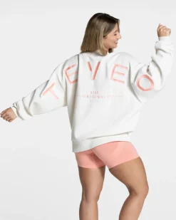 TEVEO Hoodies & Jackets*Signature Oversized Sweater "Peach"
