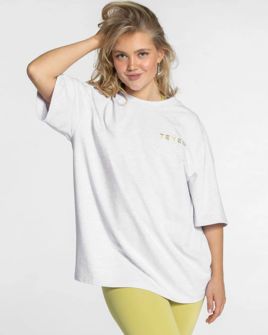 TEVEO T-Shirts*Signature Oversized T-Shirt "Lime"