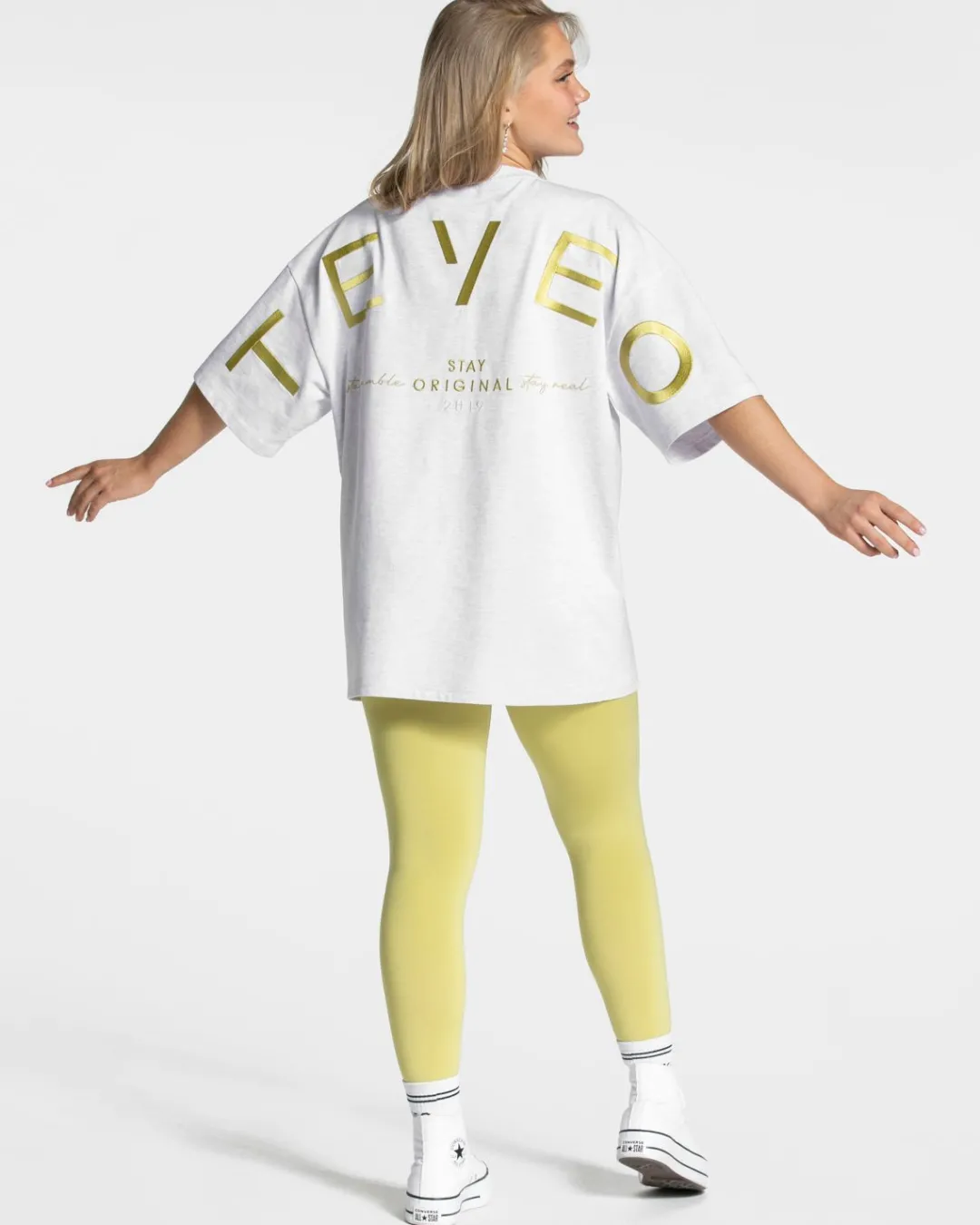 TEVEO T-Shirts*Signature Oversized T-Shirt "Lime"