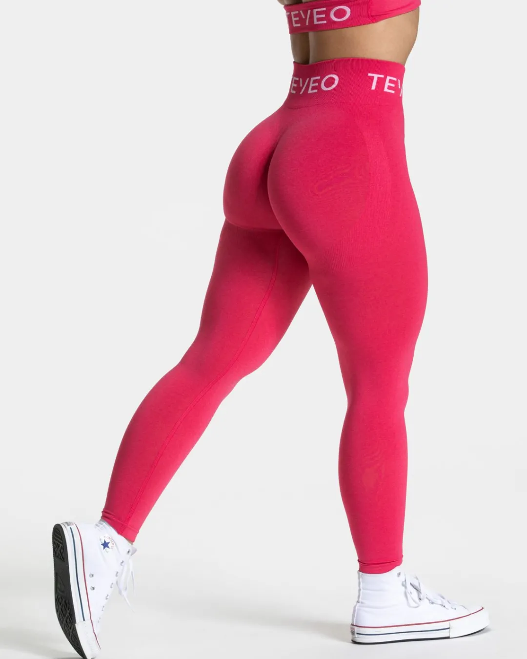 TEVEO Leggings & Pants*Signature Scrunch Leggings "Berry"
