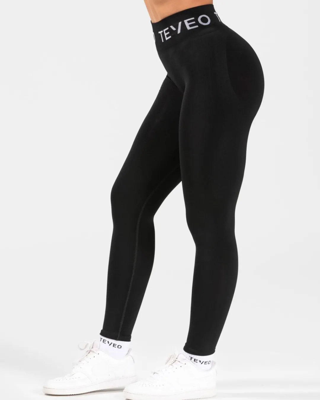 TEVEO Leggings & Pants*Signature Scrunch Leggings "Schwarz"