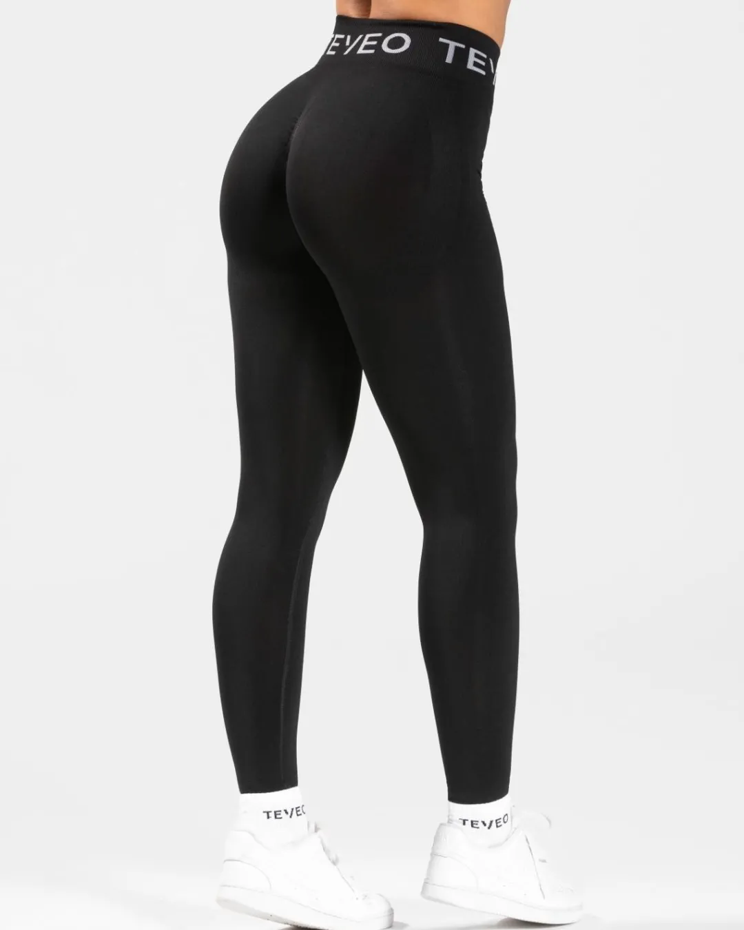 TEVEO Leggings & Pants*Signature Scrunch Leggings "Schwarz"