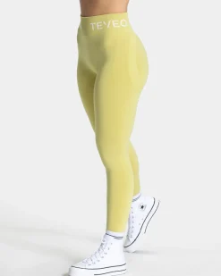 TEVEO Leggings & Pants*Signature Scrunch Leggings "Lime"