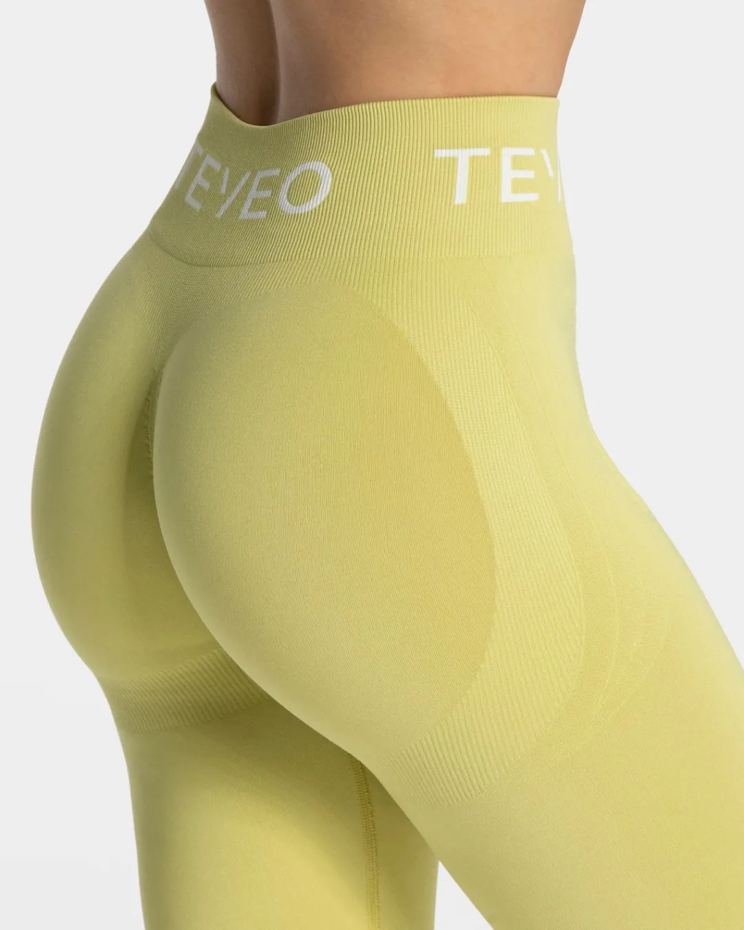 TEVEO Leggings & Pants*Signature Scrunch Leggings "Lime"