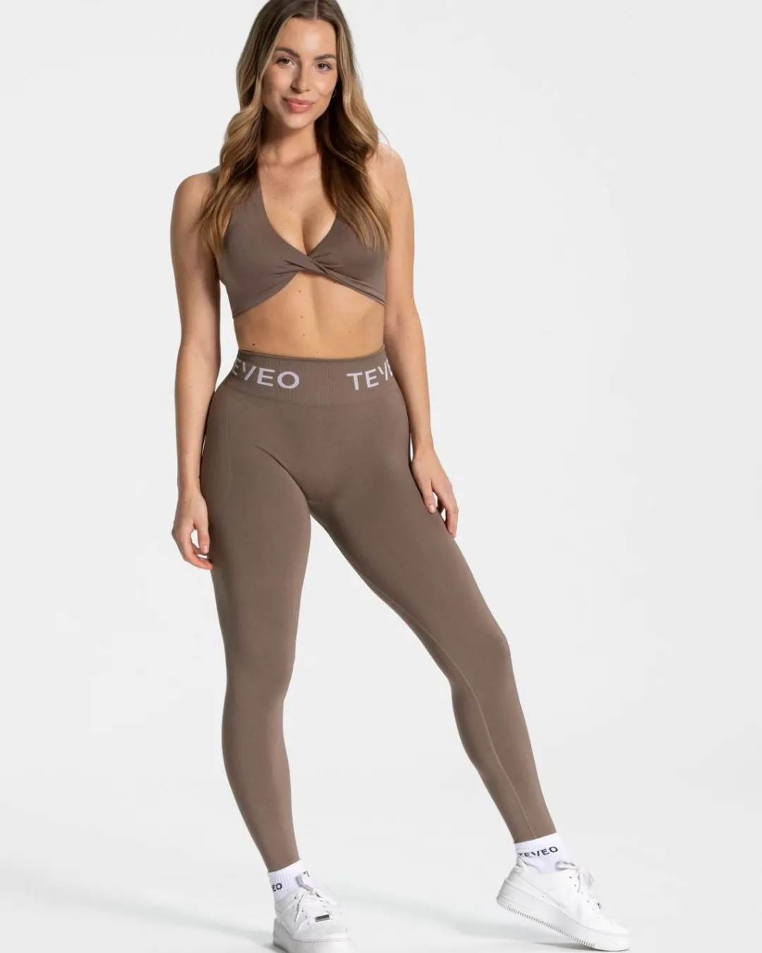 TEVEO Leggings & Pants*Signature Scrunch Leggings "Mokka"