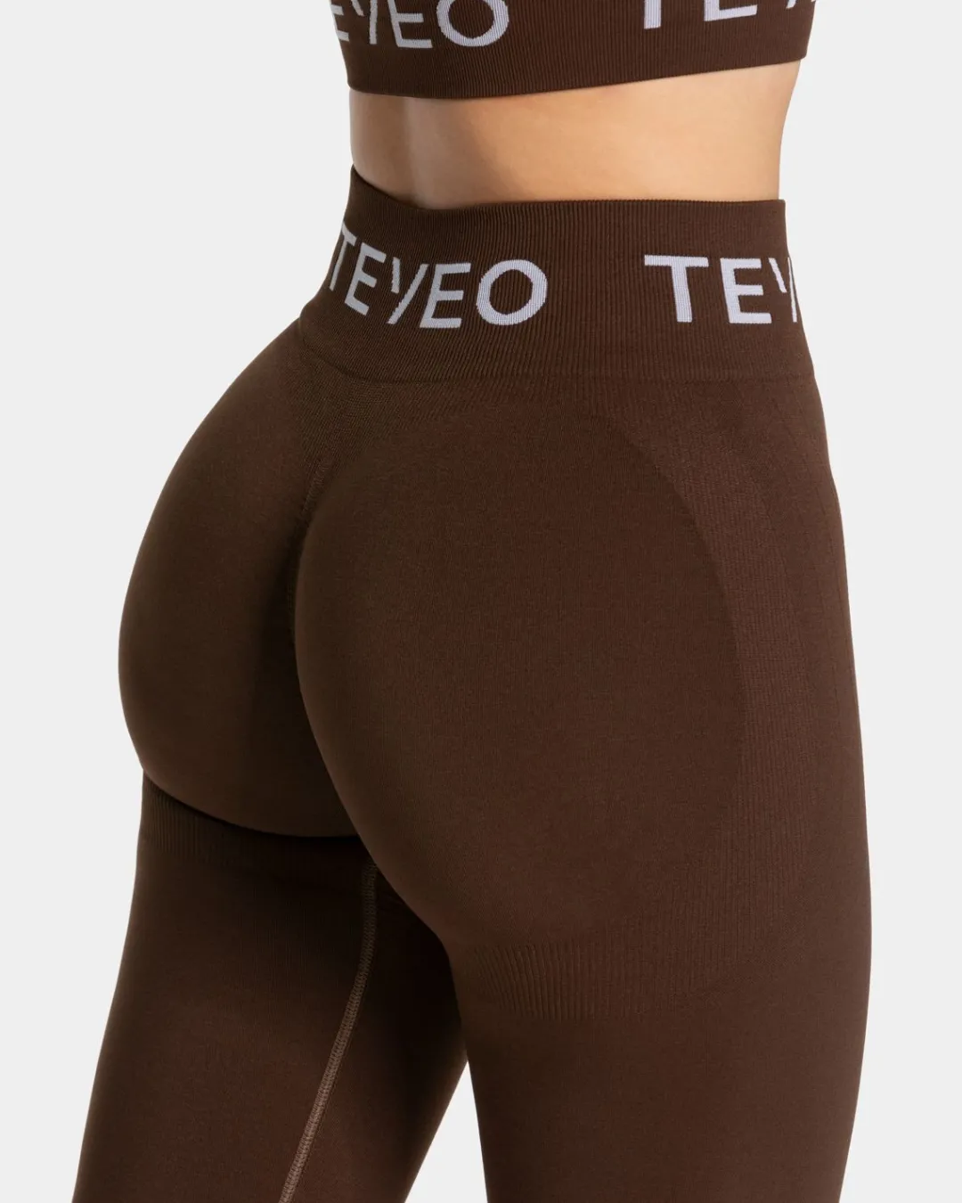 TEVEO Leggings & Pants*Signature Scrunch Leggings "Dunkelbraun"