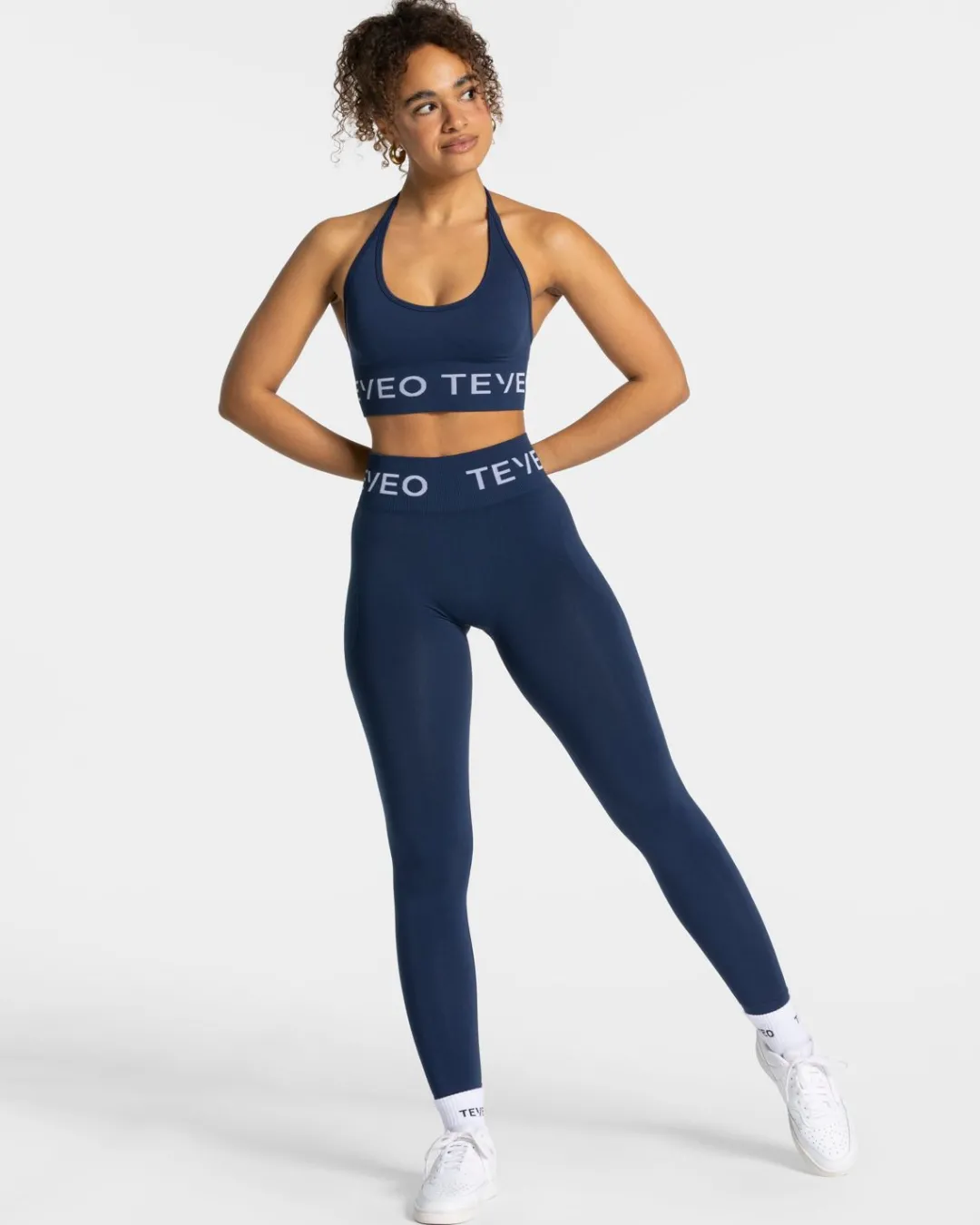 TEVEO Leggings & Pants*Signature Scrunch Leggings "Dunkelblau"