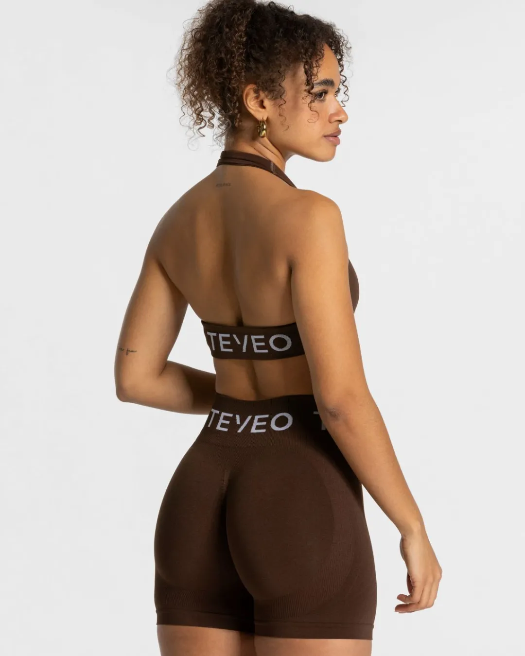 TEVEO Sports Bras*Signature Twisted Bh "Dunkelbraun"