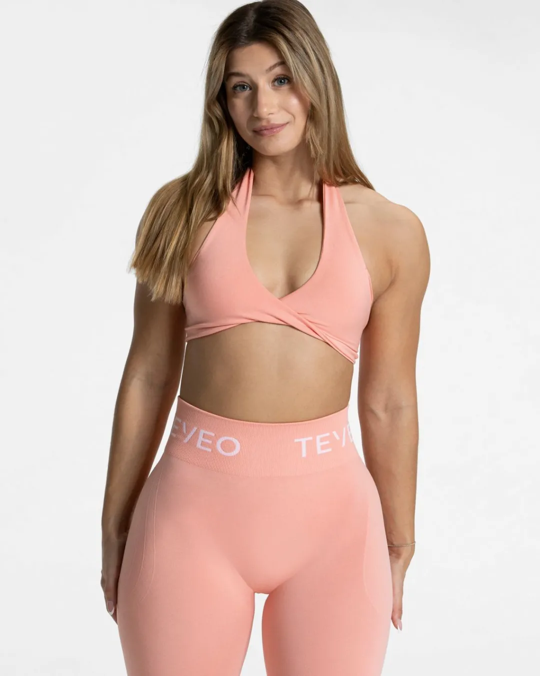 TEVEO Sports Bras*Signature Twisted Bh "Peach"