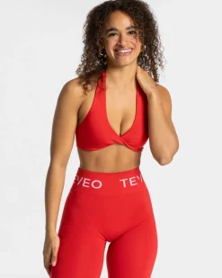 TEVEO Sports Bras*Signature Twisted Bh "Rot"