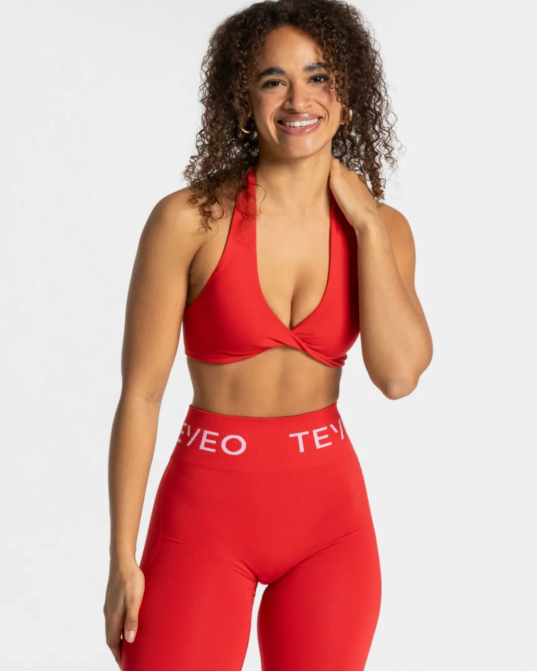 TEVEO Sports Bras*Signature Twisted Bh "Rot"