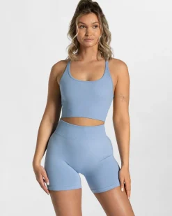 TEVEO Sports Bras*Statement Bh "Blau"