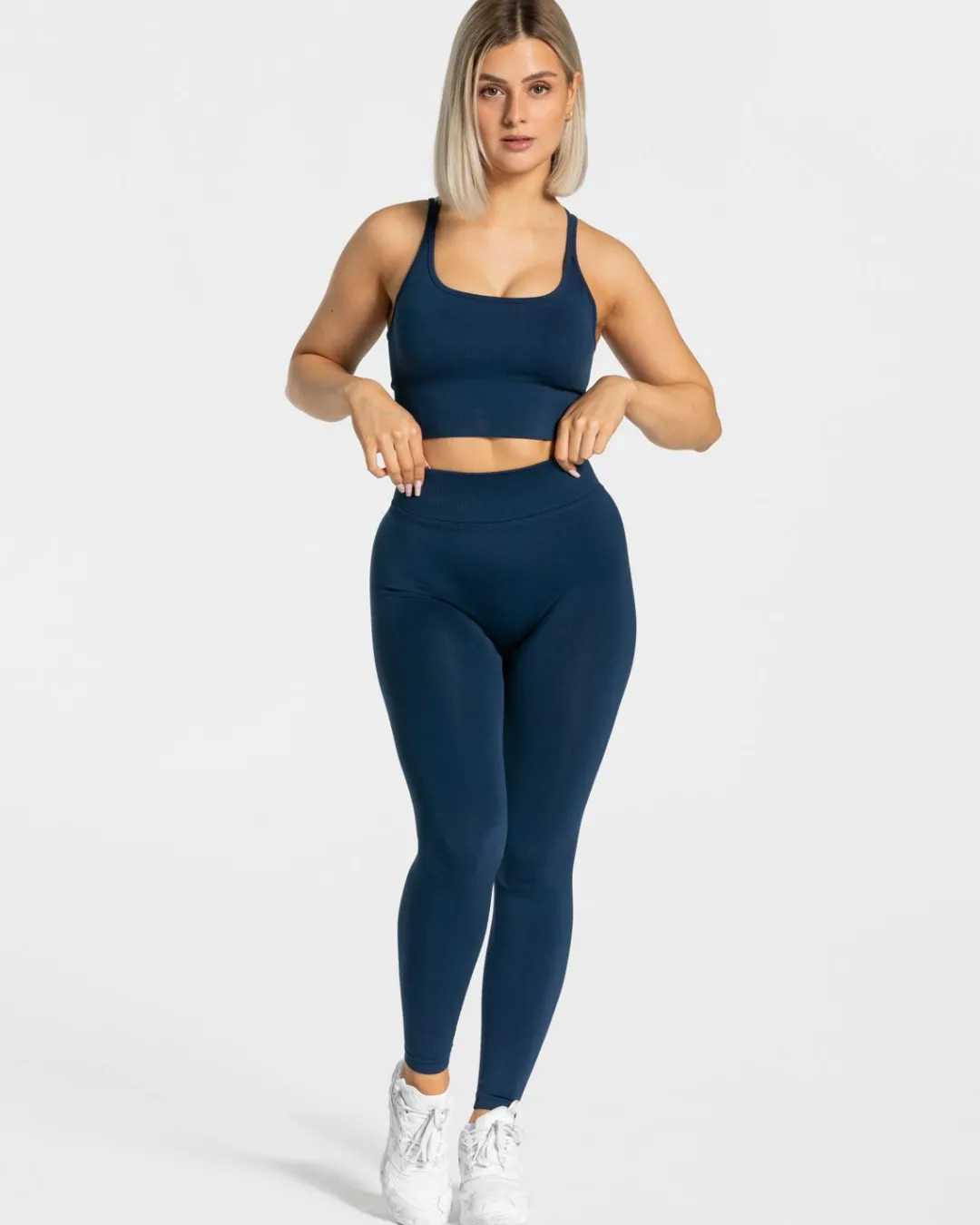 TEVEO Sports Bras*Statement Bh "Dunkelblau"