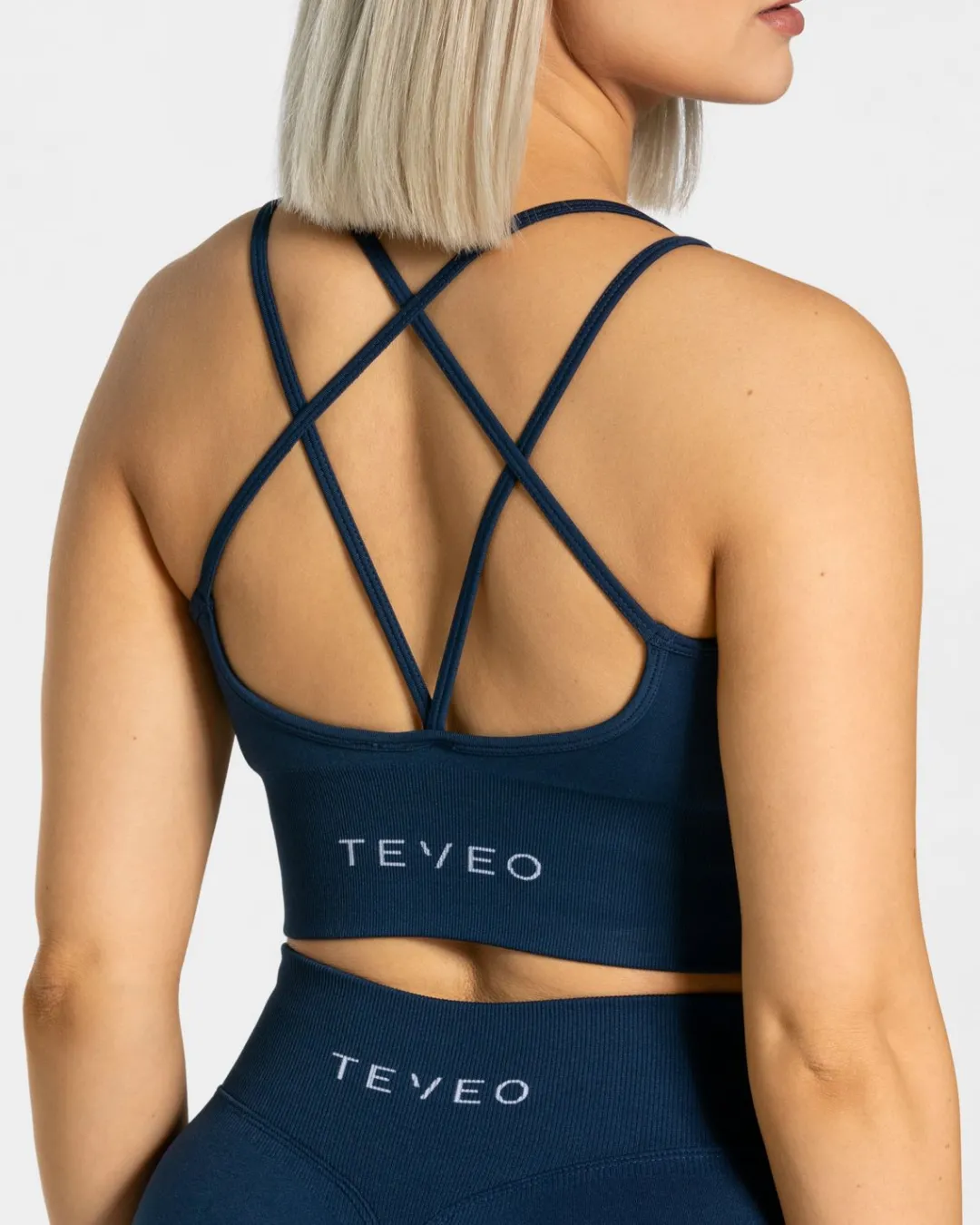 TEVEO Sports Bras*Statement Bh "Dunkelblau"