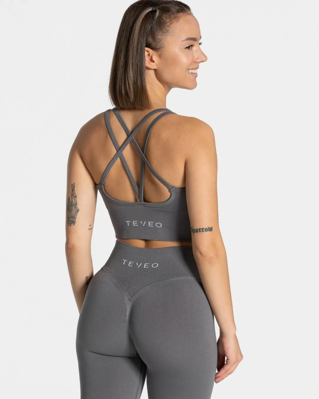 TEVEO Sports Bras*Statement Bh "Graphit"