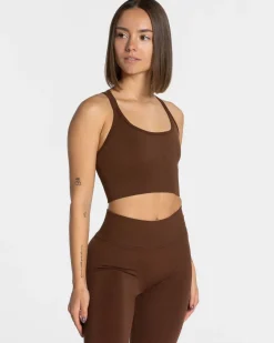 TEVEO Sports Bras*Statement Bh "Kaffee"