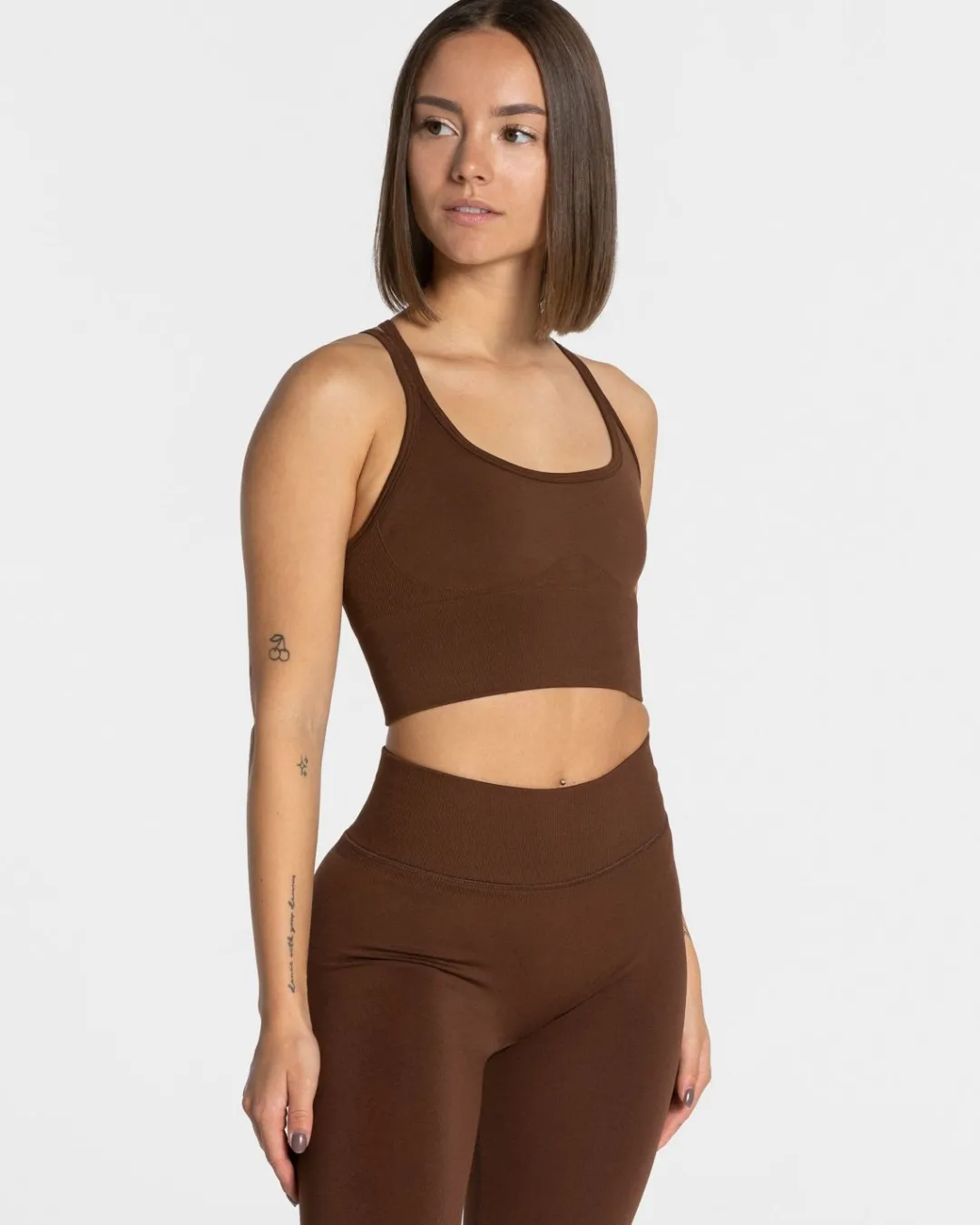 TEVEO Sports Bras*Statement Bh "Kaffee"