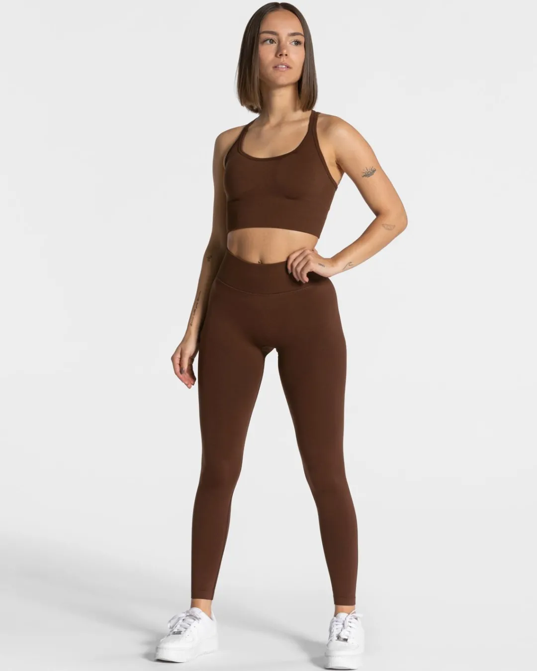 TEVEO Sports Bras*Statement Bh "Kaffee"
