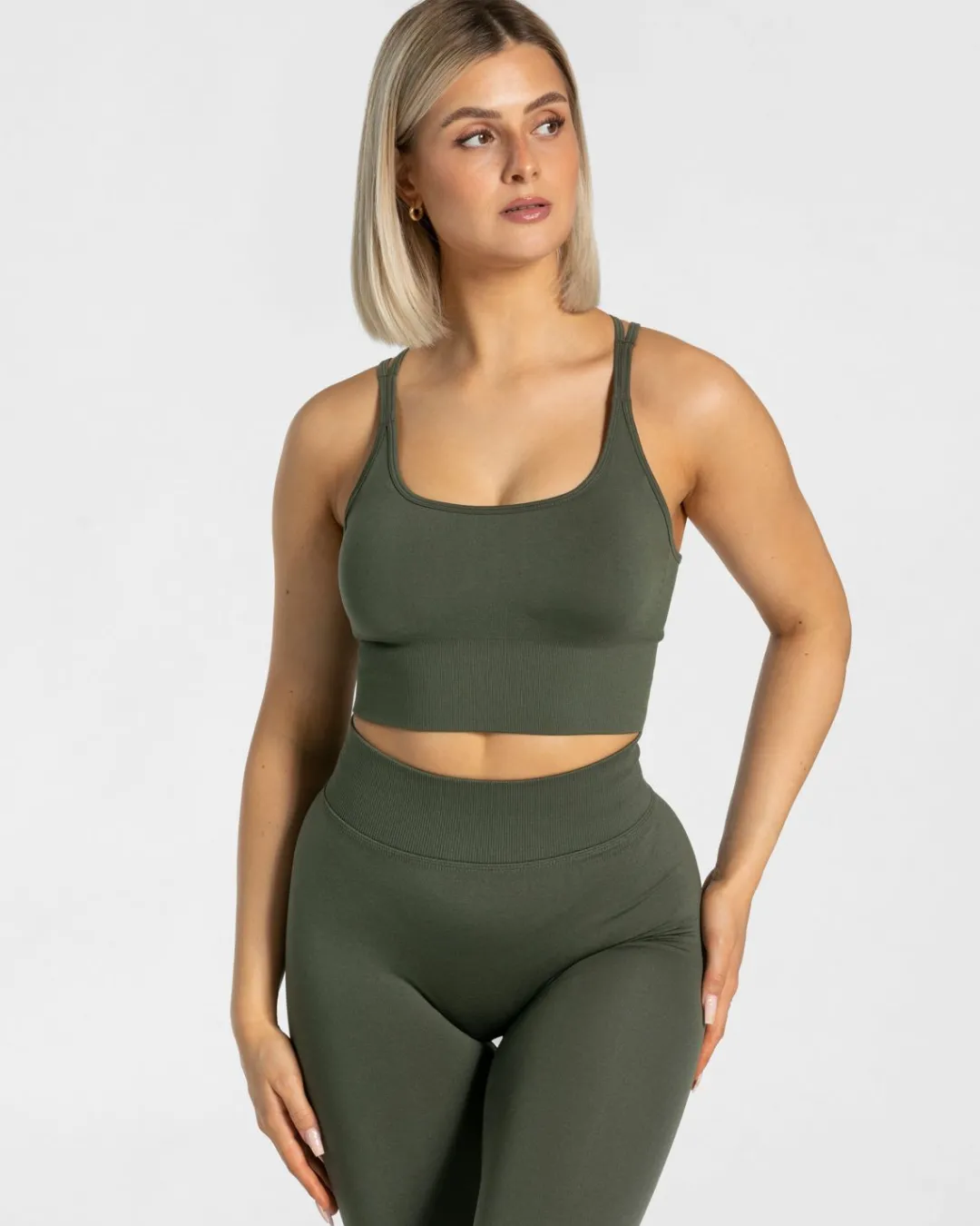 TEVEO Sports Bras*Statement Bh "Khaki"